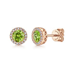 14K-Rose-Gold-Diamond-and-Peridot-Halo-Stud-Earrings1
