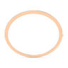 14K Rose Gold Four Row Diamond Bangle - 1.83 ct