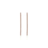 14K Rose Gold French Pave 50mm Round Inside Out Diamond Hoop Earrings - 2.4 ct