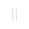 14K Rose Gold French Pave 60mm Round Inside Out Diamond Classic Hoop Earrings - 1.5 ct