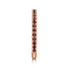 14K Rose Gold Garnet Stackable Ring