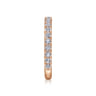 14K Rose Gold Matching Diamond Wedding Band - 0.6 ct