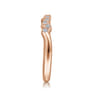 14K Rose Gold Matching Diamond Wedding Band - 0.17 ct