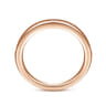 14K Rose Gold Matching Diamond Wedding Band - 0.23 ct