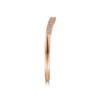 14K Rose Gold Matching Diamond Wedding Band - 0.05 ct
