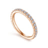 14K Rose Gold Matching Diamond Wedding Band - 0.3 ct