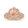 14K Rose Gold Matching Diamond Wedding Band - 0.16 ct