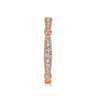 14K Rose Gold Matching Diamond Wedding Band - 0.27 ct