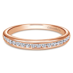 14K Rose Gold Matching Wedding Band