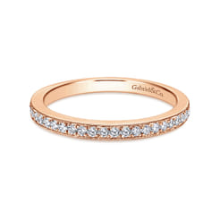 14K Rose Gold Matching Wedding Band