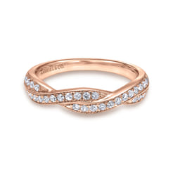14K Rose Gold Matching Wedding Band