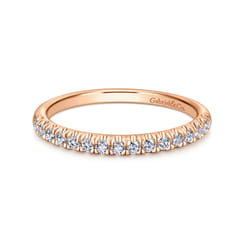 14K Rose Gold Matching Wedding Band
