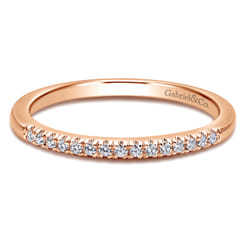 14K Rose Gold Matching Wedding Band