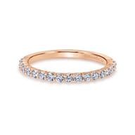 14K Rose Gold Matching Wedding Band