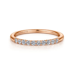 14K Rose Gold Matching Wedding Band