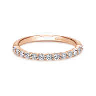 14K Rose Gold Matching Wedding Band