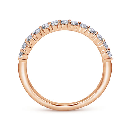 14K Rose Gold Matching Wedding Band