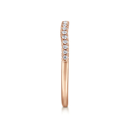 14K Rose Gold Matching Wedding Band