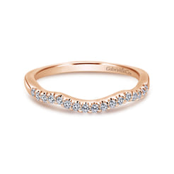 14K Rose Gold Matching Wedding Band