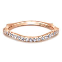 14K Rose Gold Matching Wedding Band