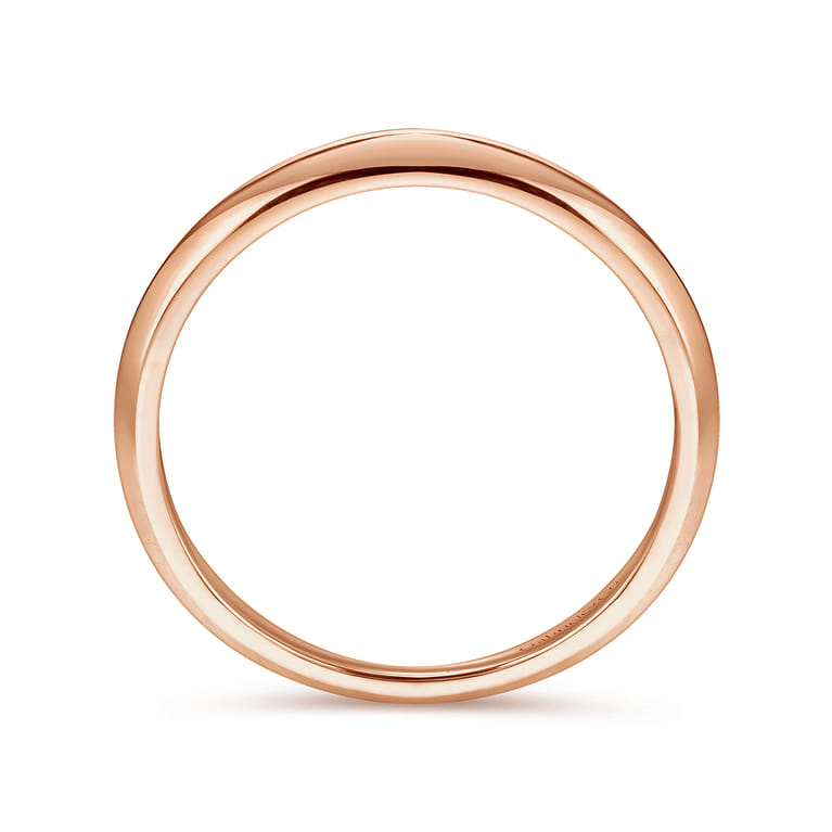 14K Rose Gold Matching Wedding Band - Shot 2