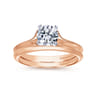 14K Rose Gold Matching Wedding Band