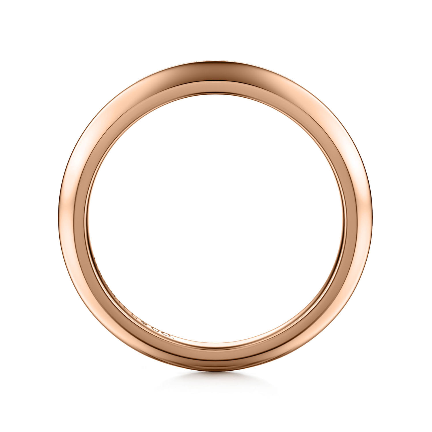 14K Rose Gold Matching Wedding Band - Shot 2