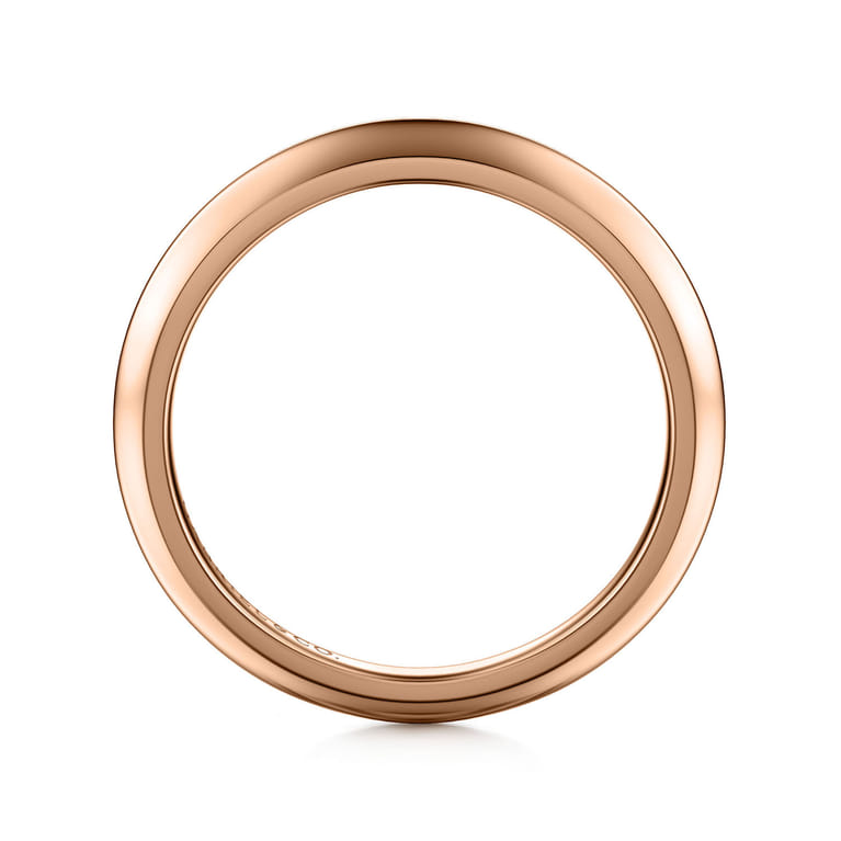 14K Rose Gold Matching Wedding Band - Shot 2