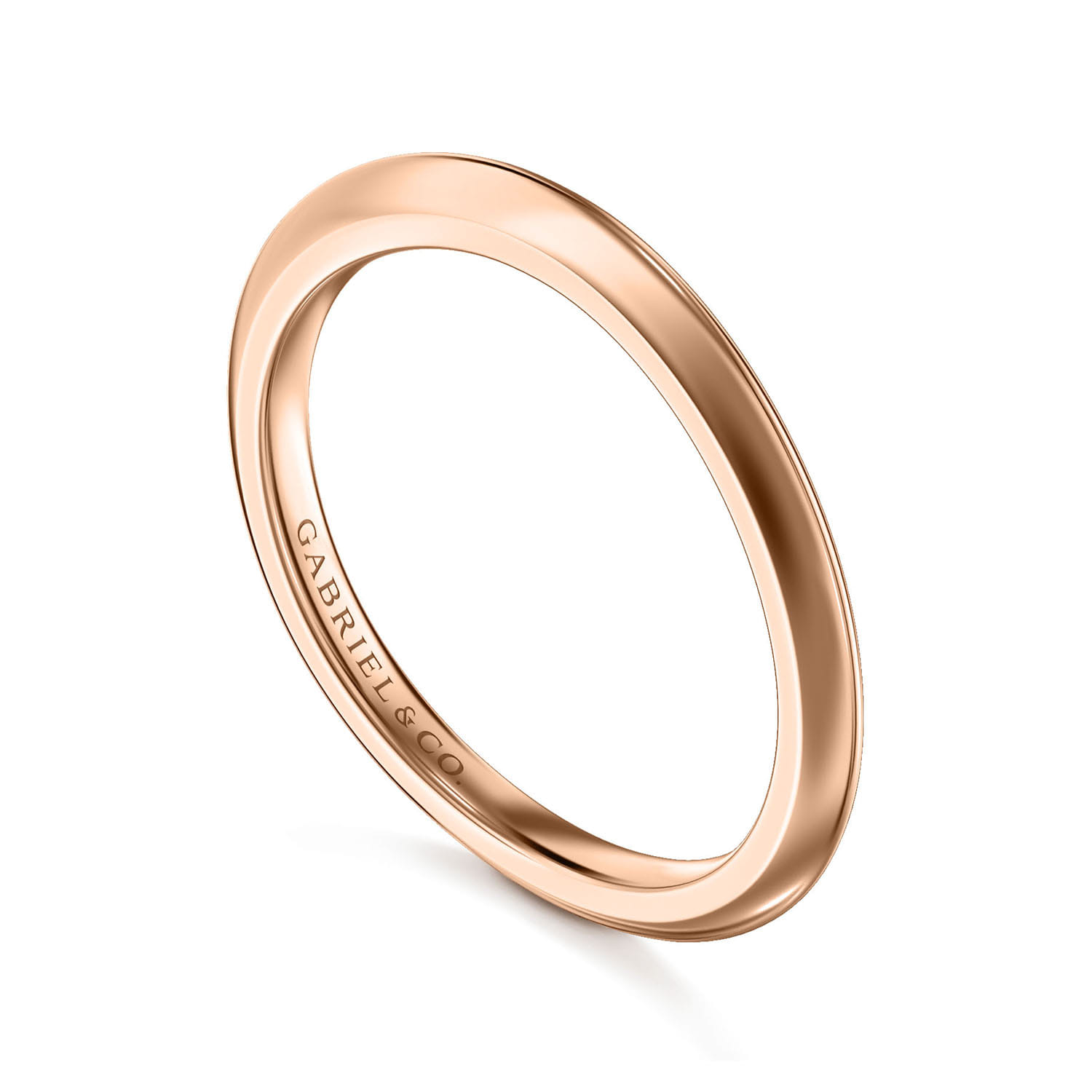 14K Rose Gold Matching Wedding Band - Shot 3