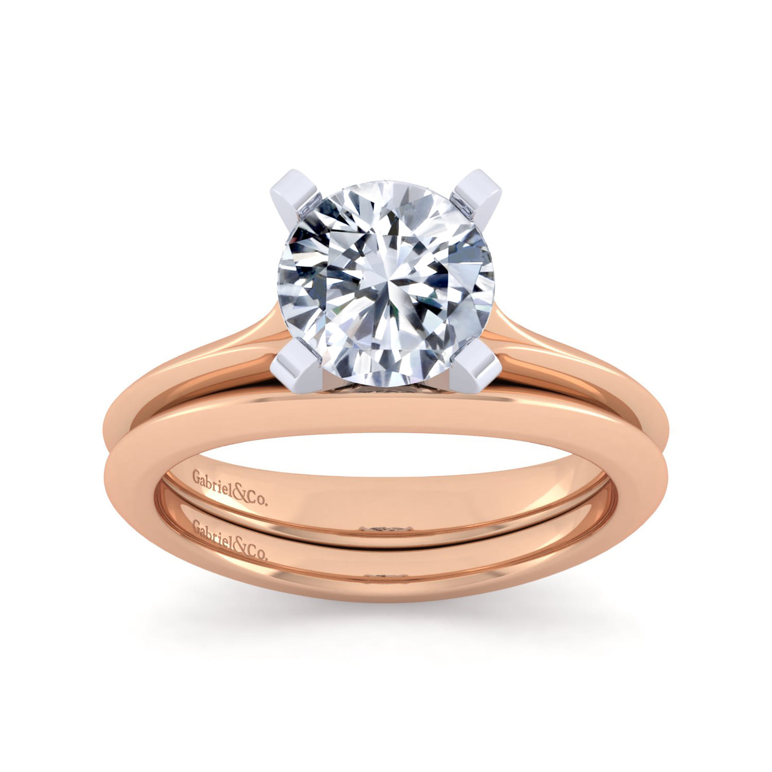 14K Rose Gold Matching Wedding Band - Shot 4