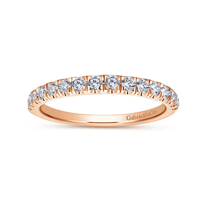 14K Rose Gold Matching Wedding Band