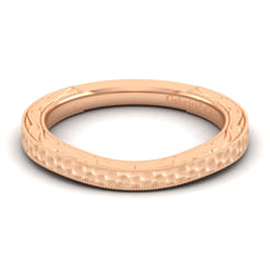 14K Rose Gold Matching Wedding Band
