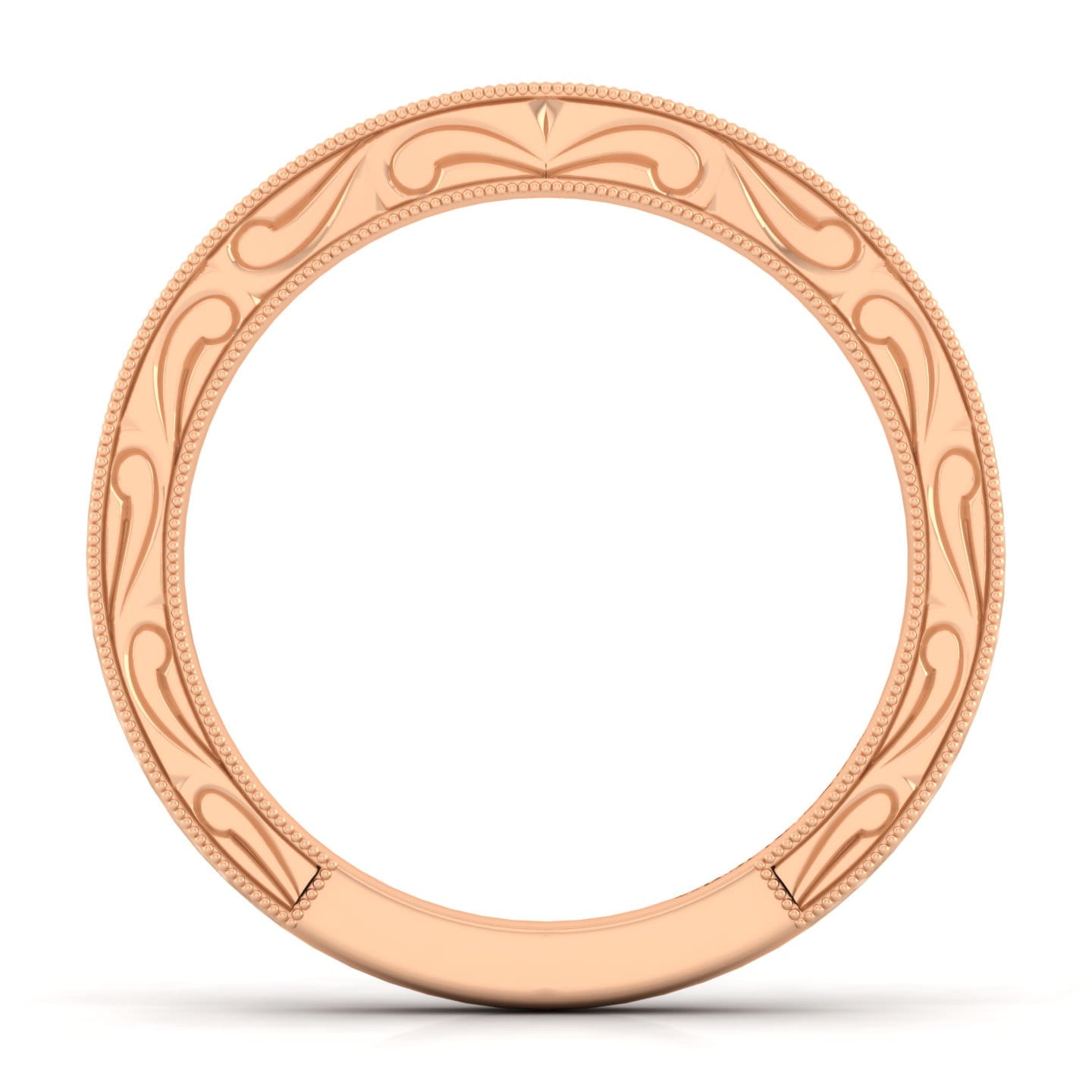 14K Rose Gold Matching Wedding Band - Shot 2