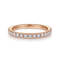 14K Rose Gold Matching Wedding Band