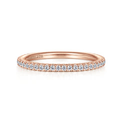 14K Rose Gold Matching Wedding Band