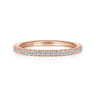 14K Rose Gold Matching Wedding Band