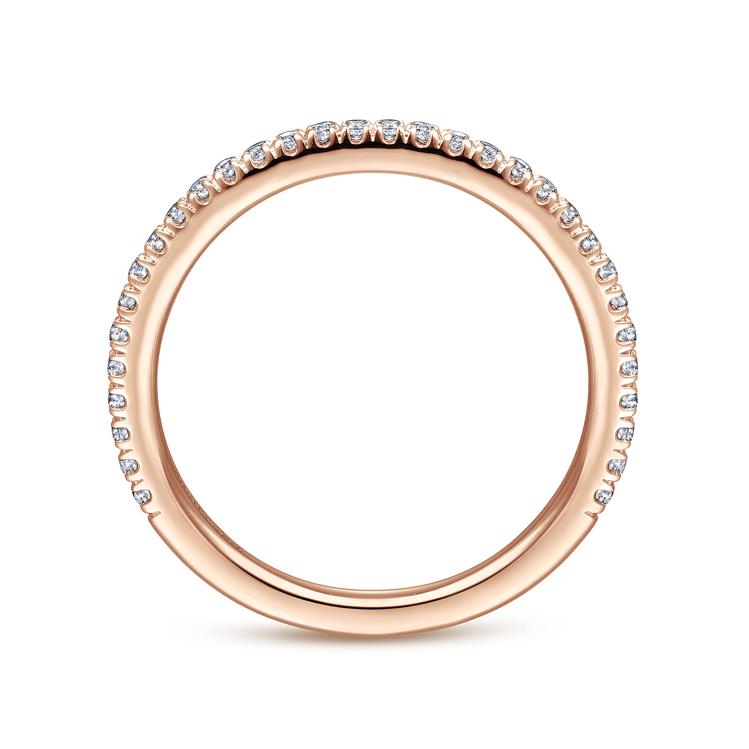 14K Rose Gold Matching Wedding Band - Shot 2