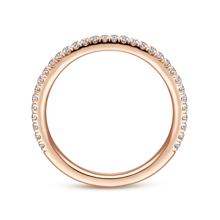 14K Rose Gold Matching Wedding Band - Shot 2