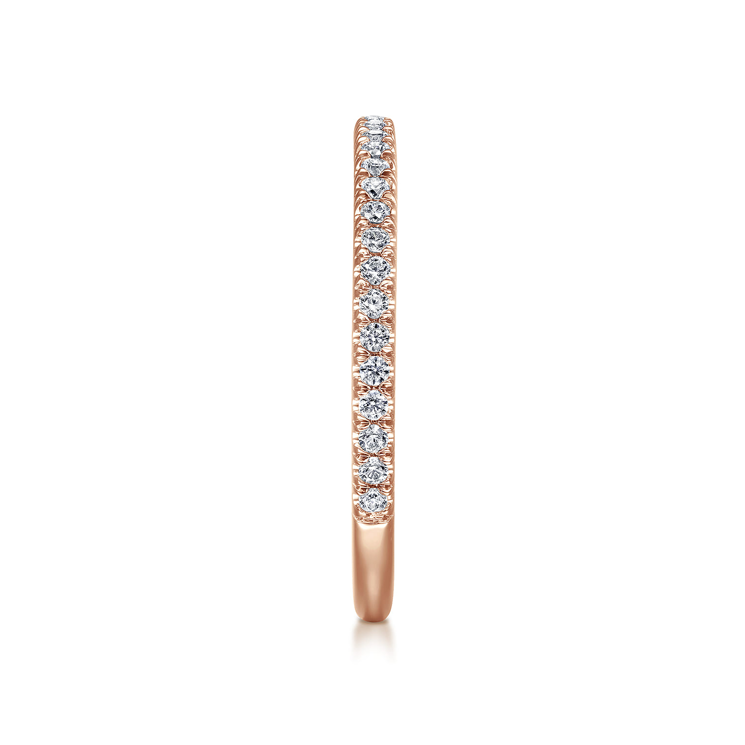 14K Rose Gold Matching Wedding Band - Shot 4