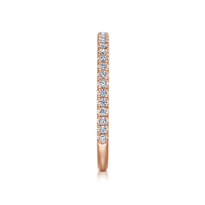 14K Rose Gold Matching Wedding Band