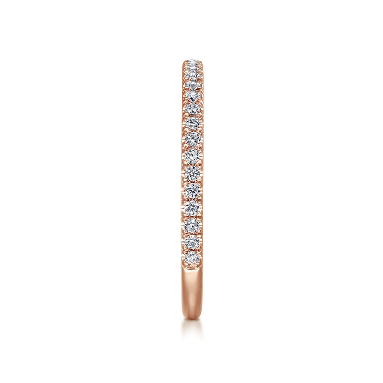 14K Rose Gold Matching Wedding Band - Shot 4