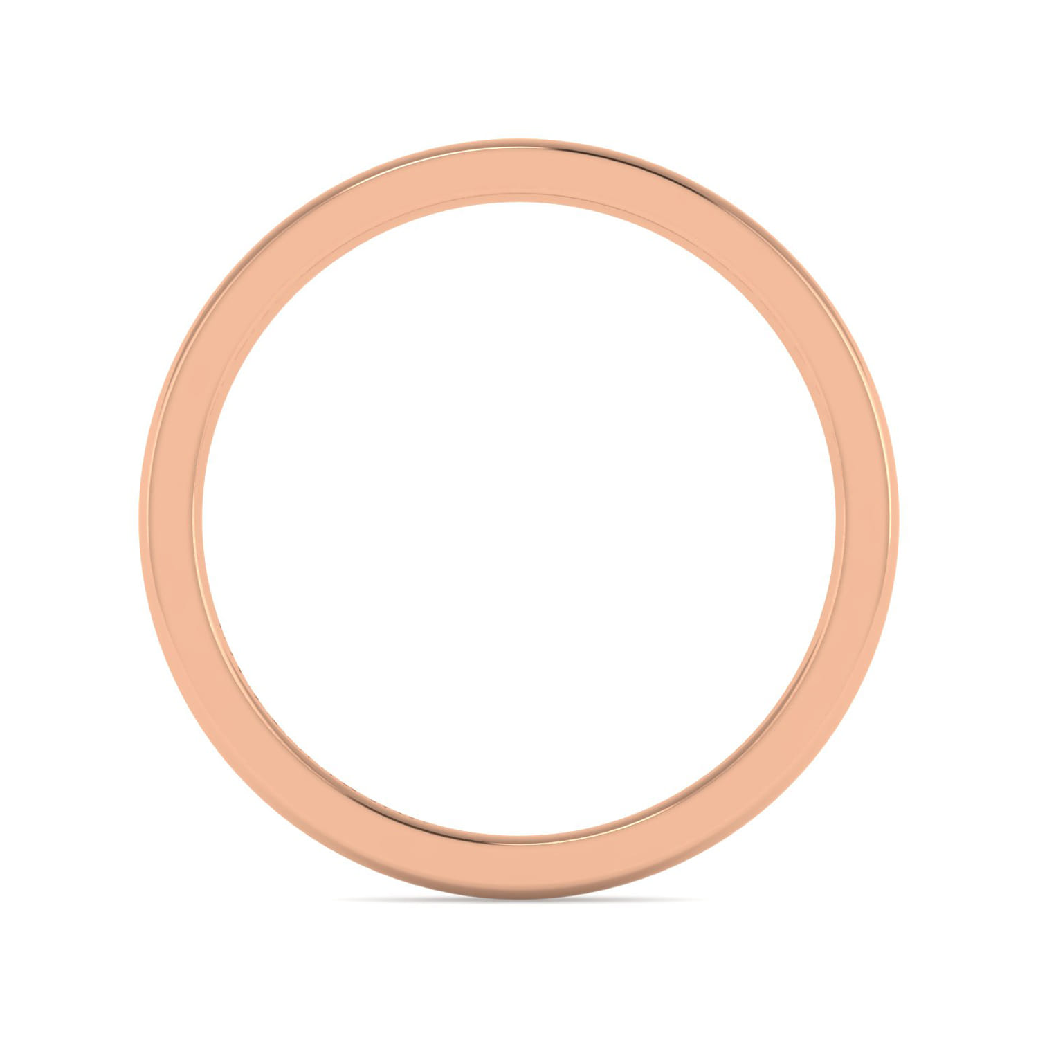 14K Rose Gold Matching Wedding Band - Shot 2