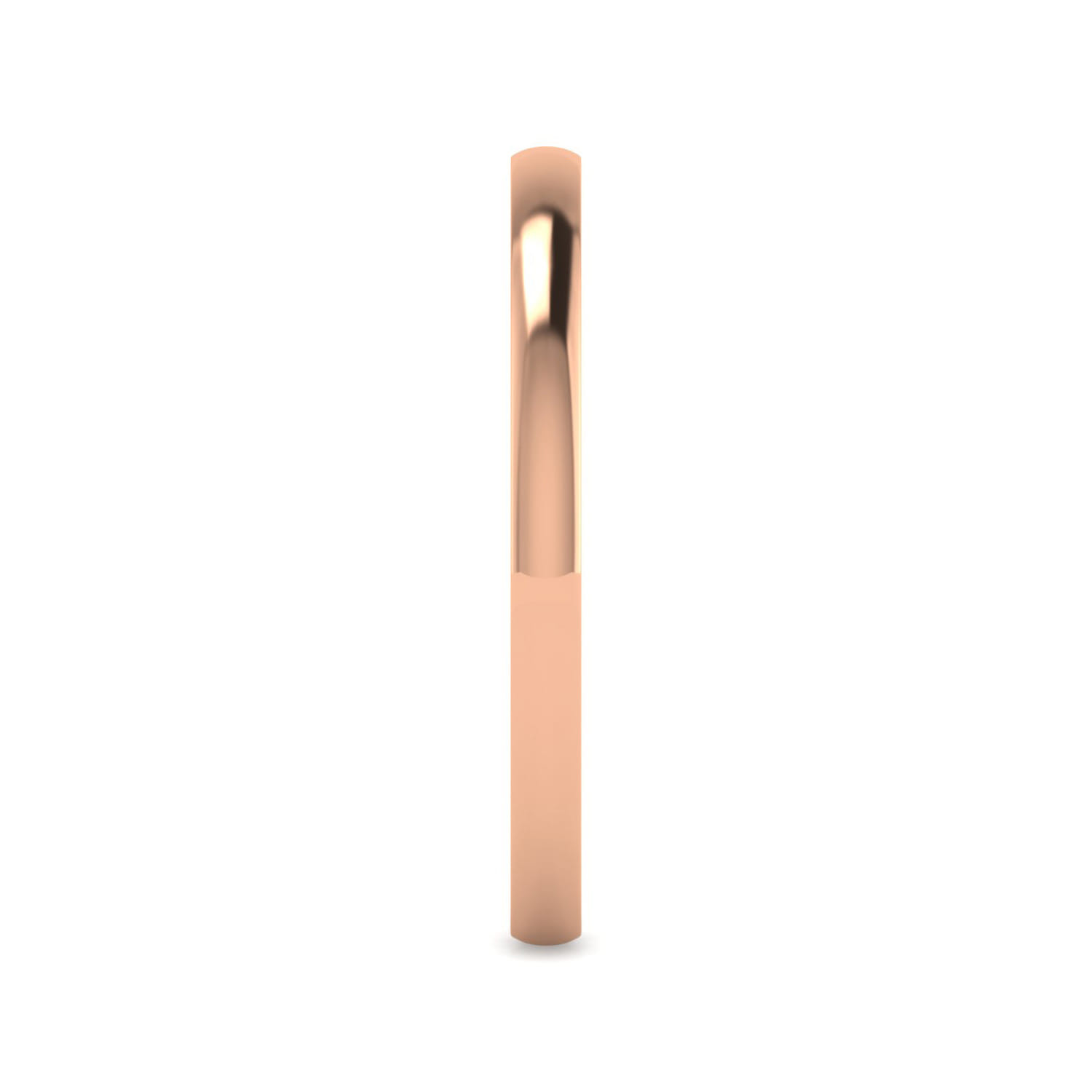 14K Rose Gold Matching Wedding Band - Shot 4