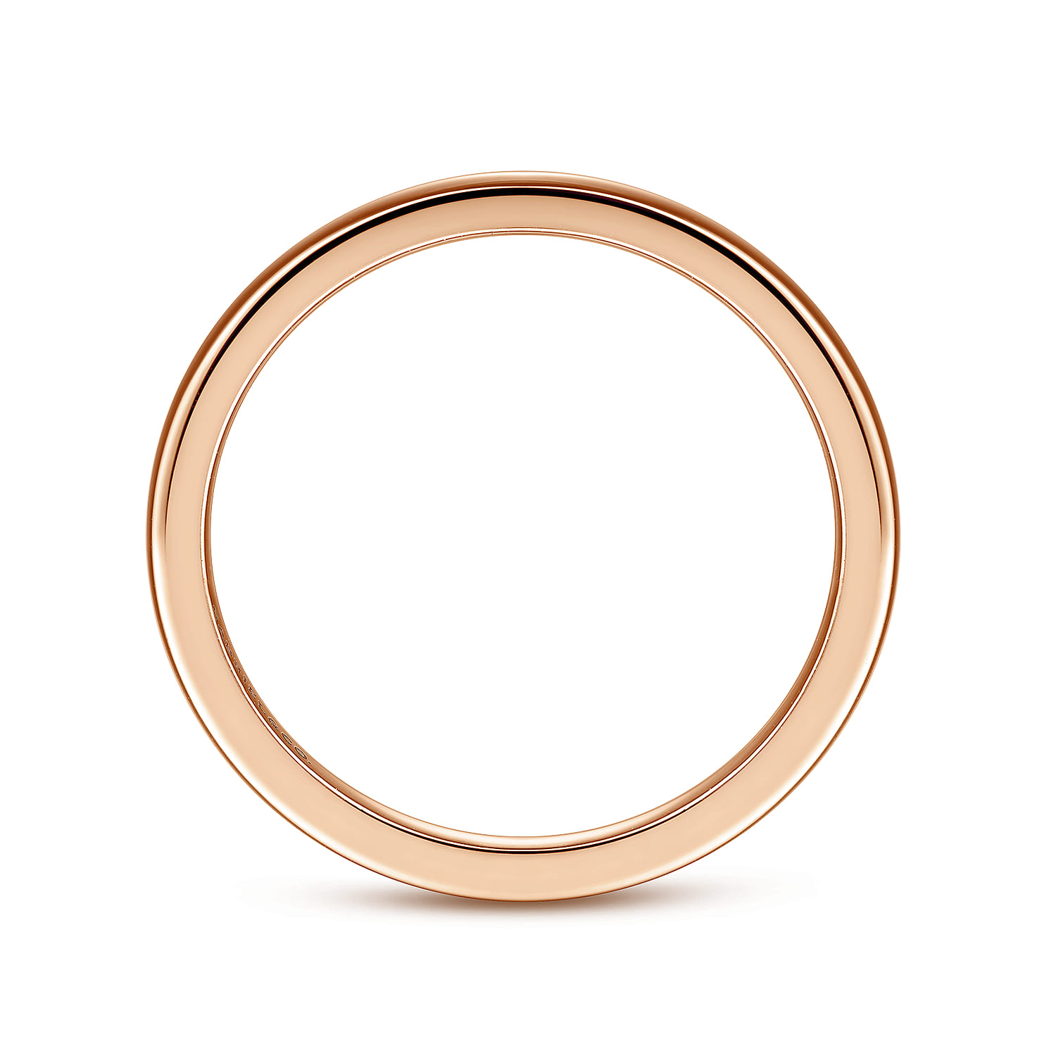 14K Rose Gold Matching Wedding Band - Shot 2