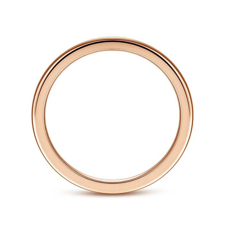 14K Rose Gold Matching Wedding Band - Shot 2