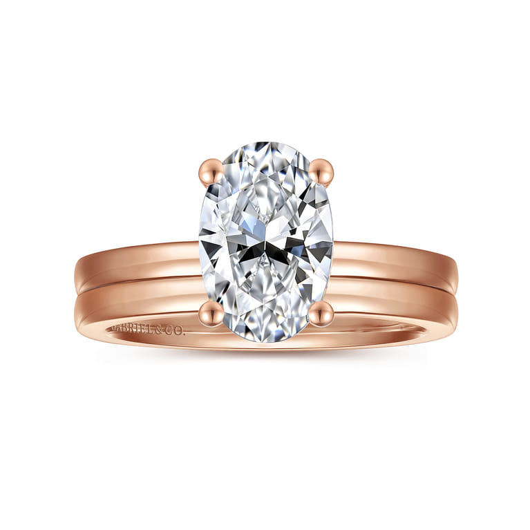 14K Rose Gold Matching Wedding Band - Shot 4