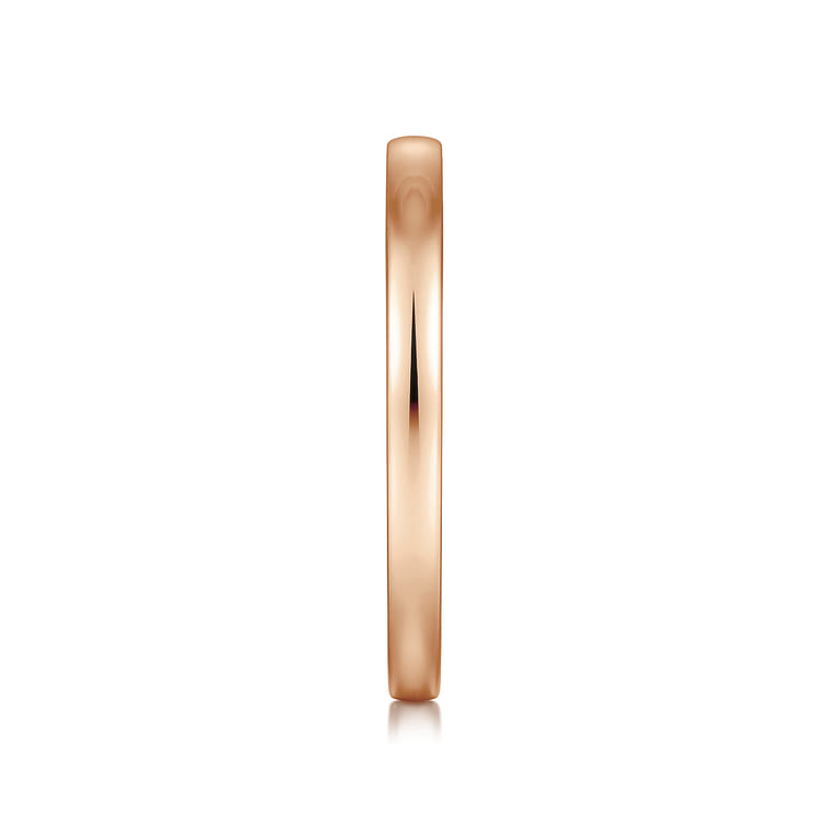 14K Rose Gold Matching Wedding Band - Shot 5