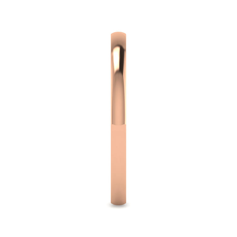 14K Rose Gold Matching Wedding Band - Shot 4