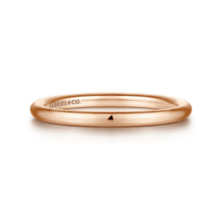 14K Rose Gold Matching Wedding Band