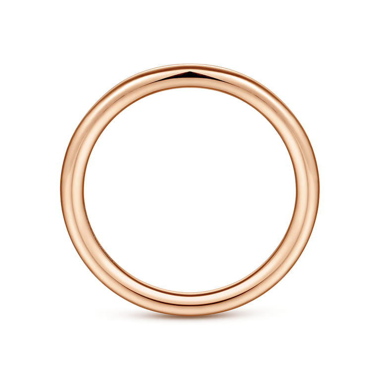 14K Rose Gold Matching Wedding Band - Shot 2